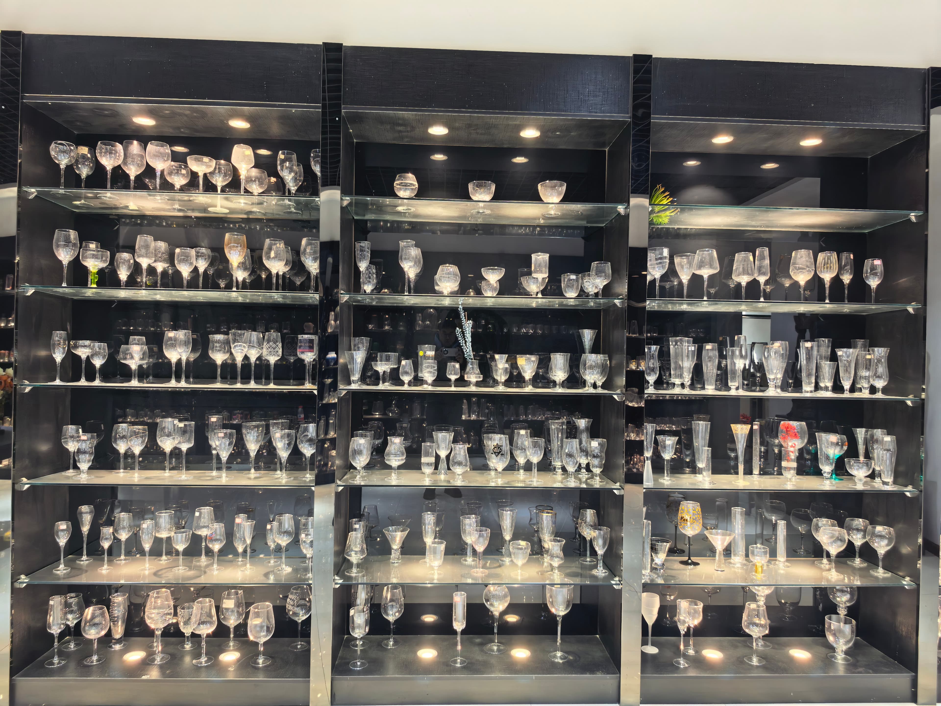 Elegant stemware and goblets