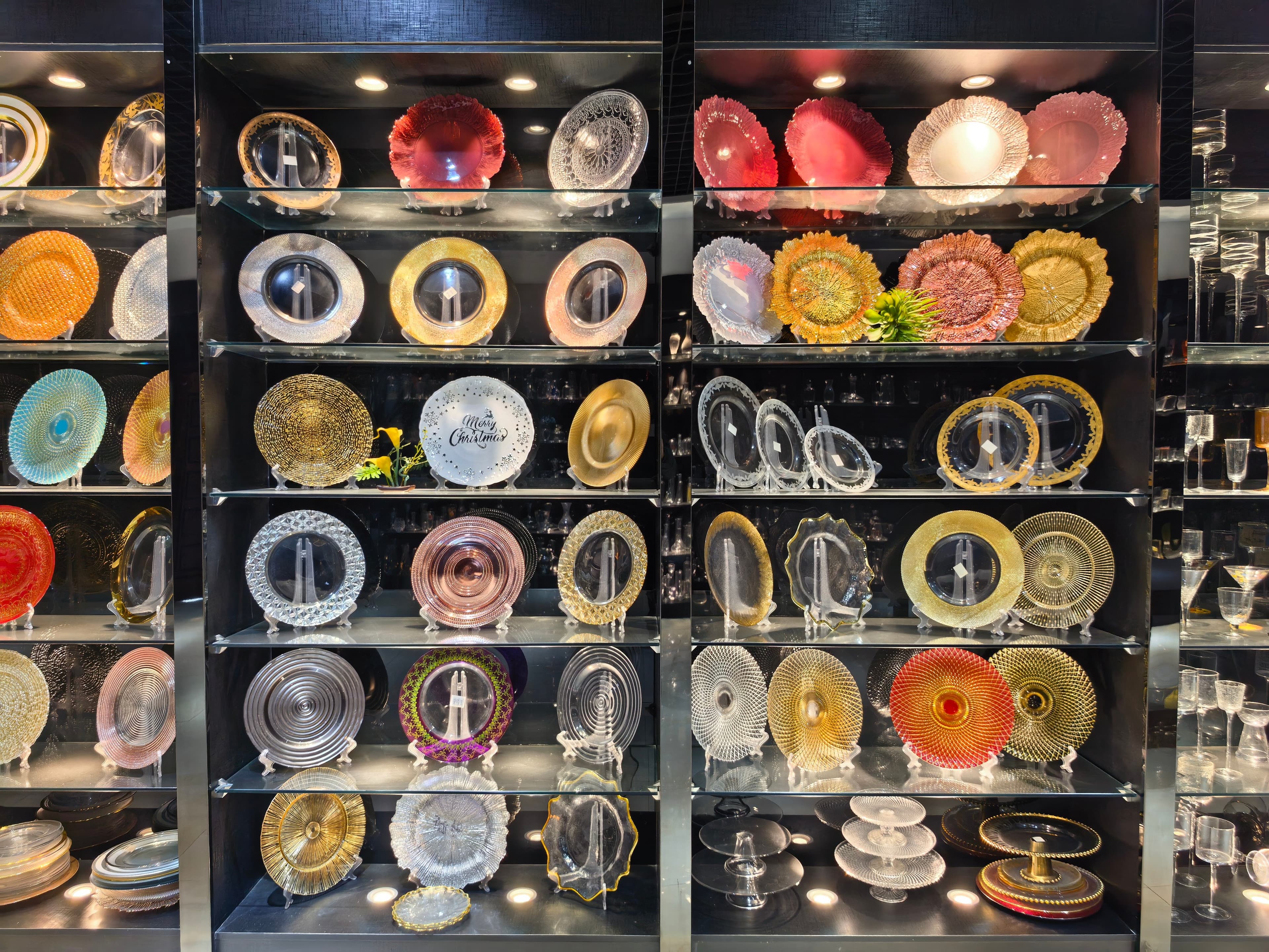 Ornate charger plates